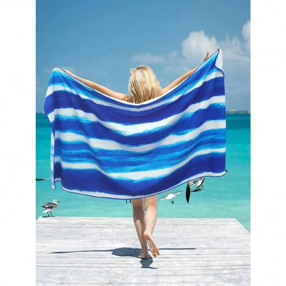 SHENG CHUN, очень большой размер, несколько вариантов размеров, синий, темно-синий, розовый, светло-серый, акварельные полосы, супермягкая микрофибра, с принтом
SHENG CHUN, очень большой размер, несколько вариантов размеров, синий, темно-синий, розовый, светло-серый, акварельные полосы, супермягкая микрофибра, с принтом