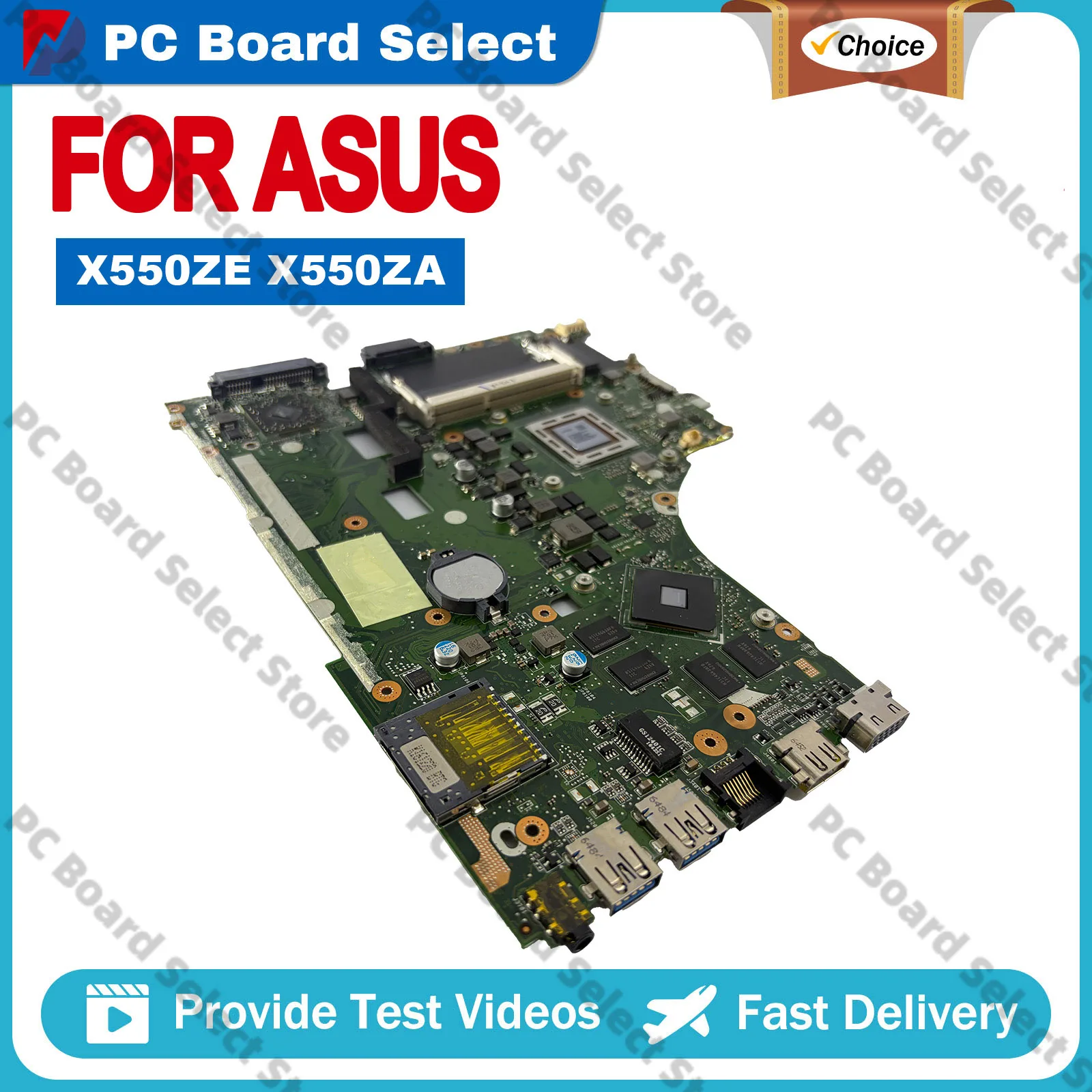 X550Z X550ZE Laptop Motherboard For ASUS VivoBook K555Z A555Z A550ZE K550ZE F550ZE VM590Z X550ZE Mainboard With A8 A10 CPU stk
X550Z X550ZE Laptop Motherboard For ASUS VivoBook K555Z A555Z A550ZE K550ZE F550ZE VM590Z X550ZE Mainboard With A8 A10 CPU stk