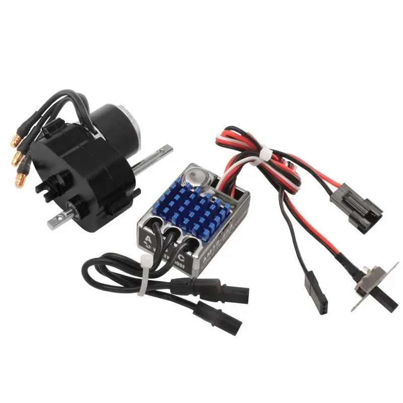 Full Metal Gearbox Upgrade Kit 2322 2600KV Brushless Motor AM32 45A ESC SM3P Plug for 1/12 RC Crawler CarMN82 MN78 MN168 MN99v2
Full Metal Gearbox Upgrade Kit 2322 2600KV Brushless Motor AM32 45A ESC SM3P Plug for 1/12 RC Crawler CarMN82 MN78 MN168 MN99v2