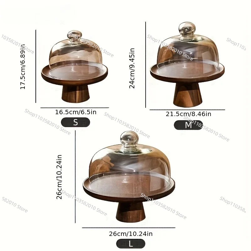 Деревянный поднос для торта с крышкой из стекла – для хранения фруктов, десертов и других продуктов на кухне
Деревянный поднос для торта с крышкой из стекла – для хранения фруктов, десертов и других продуктов на кухне