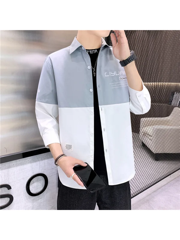 Summer Thin Loose Ice Silk Short Sleeve Men's Shirt Versatile Youthful Style PU Leather Standard Fit Casual Fashion Outerwear
Summer Thin Loose Ice Silk Short Sleeve Men's Shirt Versatile Youthful Style PU Leather Standard Fit Casual Fashion Outerwear