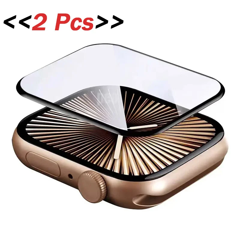 2PGS Screen Protector for Apple Watch Series 10 11 9 8 7 6 SE 5 4 Accessories 9D HD Full Film for IWatch 45mm 41 40 44mm 38 42mm
2PGS Screen Protector for Apple Watch Series 10 11 9 8 7 6 SE 5 4 Accessories 9D HD Full Film for IWatch 45mm 41 40 44mm 38 42mm