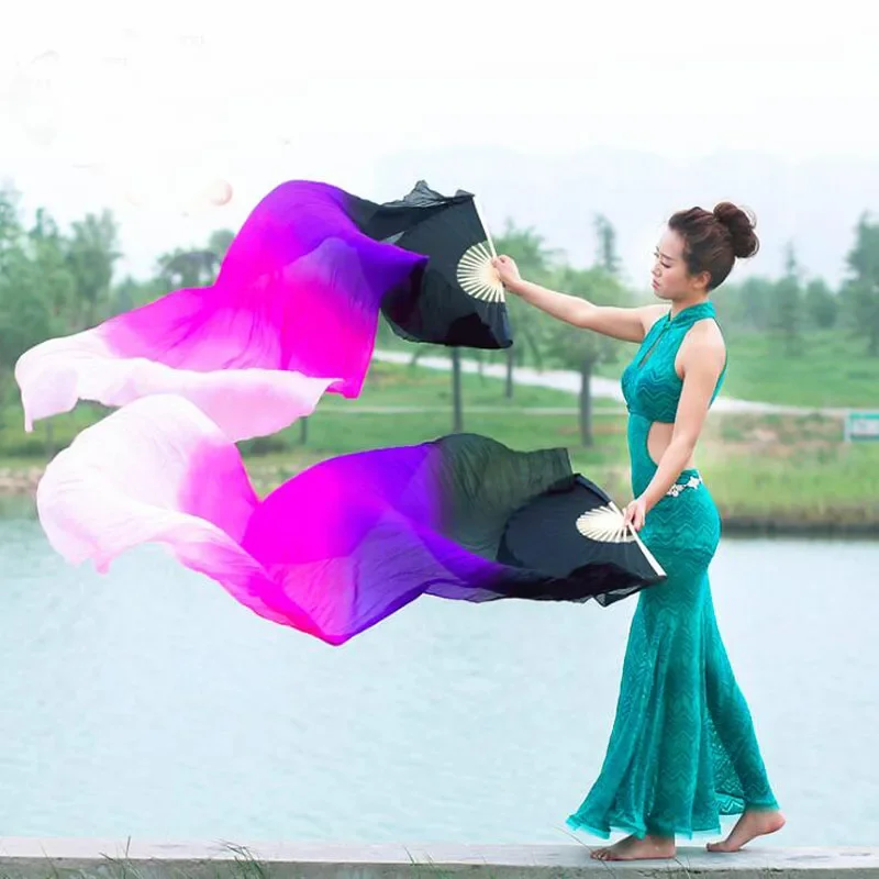 120 см/150 см/180 см вуаль из чистого шелка для танца живота, китайская бамбуковая складная веерная вуаль, 1 пара (1L + 1R), шелковая вуаль с градиентом цвета, ручная роспись
120 см/150 см/180 см вуаль из чистого шелка для танца живота, китайская бамбуковая складная веерная вуаль, 1 пара (1L + 1R), шелковая вуаль с градиентом цвета, ручная роспись