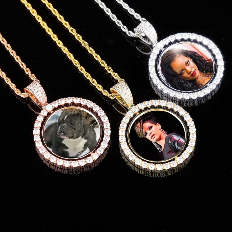 2pcs/ Bag Sublimation Custom Jewelry Personalized Memory Picture Double Sided Rotating Circle Photo Frame Pendant Necklace
2pcs/ Bag Sublimation Custom Jewelry Personalized Memory Picture Double Sided Rotating Circle Photo Frame Pendant Necklace