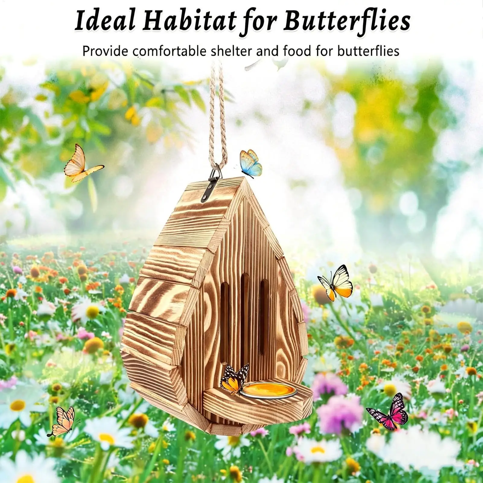 Butterfly House And Feeder Weather-Resistant Supports Breeding Butterfly House Garden Decor For Backyard Balcony Yard Wedding
Butterfly House And Feeder Weather-Resistant Supports Breeding Butterfly House Garden Decor For Backyard Balcony Yard Wedding
