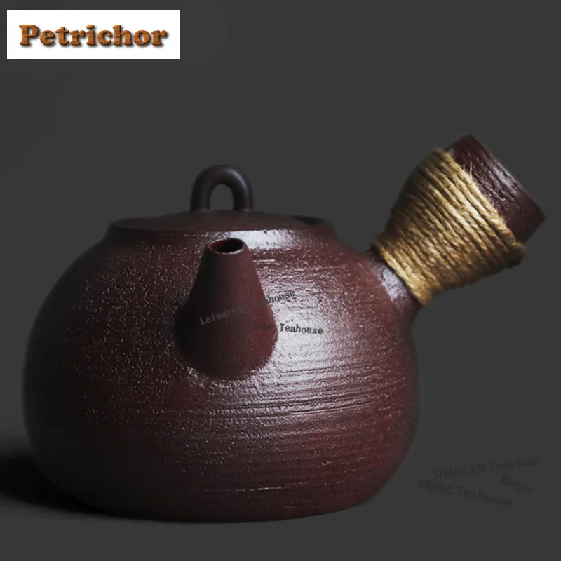 380ml Old Rock Clay Side Handle Red Teapot Retro Tea Infuser Pot Tea Maker Kettle with Strainer Chinese Tea Tea Ceremony Craft
380ml Old Rock Clay Side Handle Red Teapot Retro Tea Infuser Pot Tea Maker Kettle with Strainer Chinese Tea Tea Ceremony Craft