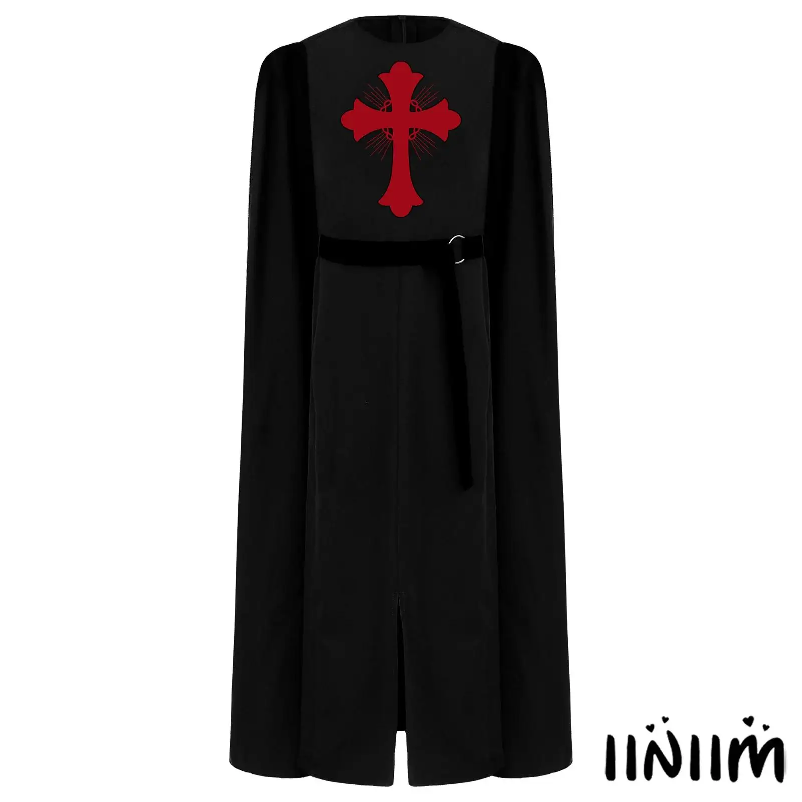 Kids Boys Knight Adventure Costume Breathable Cross Emblem Romper With Cape Back Zipper And Belt Halloween Rave Themed Party
Kids Boys Knight Adventure Costume Breathable Cross Emblem Romper With Cape Back Zipper And Belt Halloween Rave Themed Party