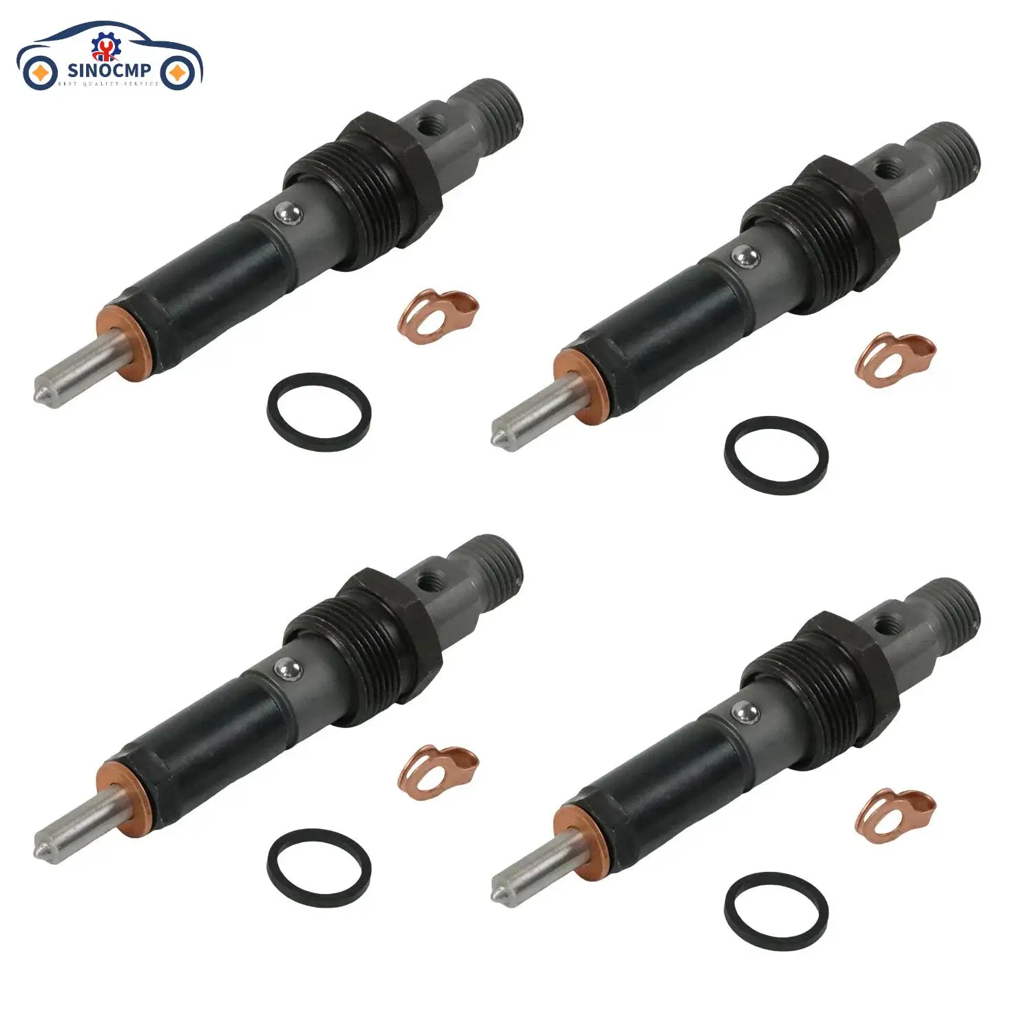 4928990 SINOCMP 4 шт. набор топливных форсунок для дизельного двигателя, резьба 14 мм для Cummins 6BT, топливная форсунка, система подачи топлива, детали двигателя 
4928990 SINOCMP 4 шт. набор топливных форсунок для дизельного двигателя, резьба 14 мм для Cummins 6BT, топливная форсунка, система подачи топлива, детали двигателя