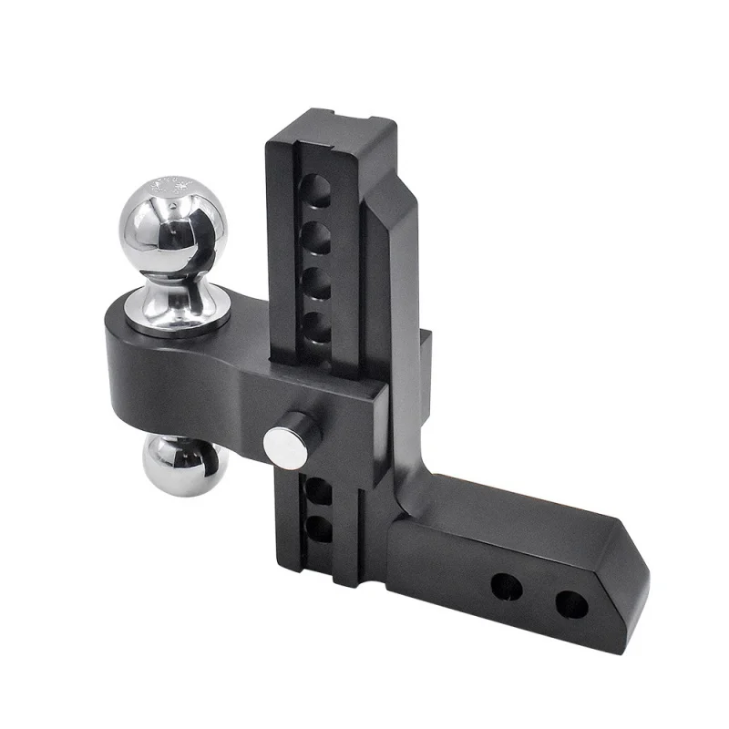 Adjustable Trailer Hitch Ball Mount 2" Receiver 8" Drop Rise 2" and 2-5/16" Dual Towing Balls With Double Pin Key Locks
Adjustable Trailer Hitch Ball Mount 2" Receiver 8" Drop Rise 2" and 2-5/16" Dual Towing Balls With Double Pin Key Locks