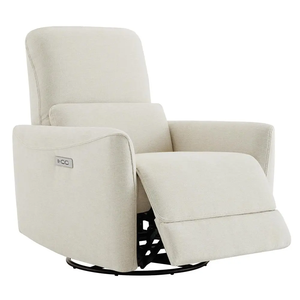 Power Recliner Chair Swivel Glider Certified Upholstered Living Room Nursery Reclining Sofa Chair with Lumbar Support
Power Recliner Chair Swivel Glider Certified Upholstered Living Room Nursery Reclining Sofa Chair with Lumbar Support