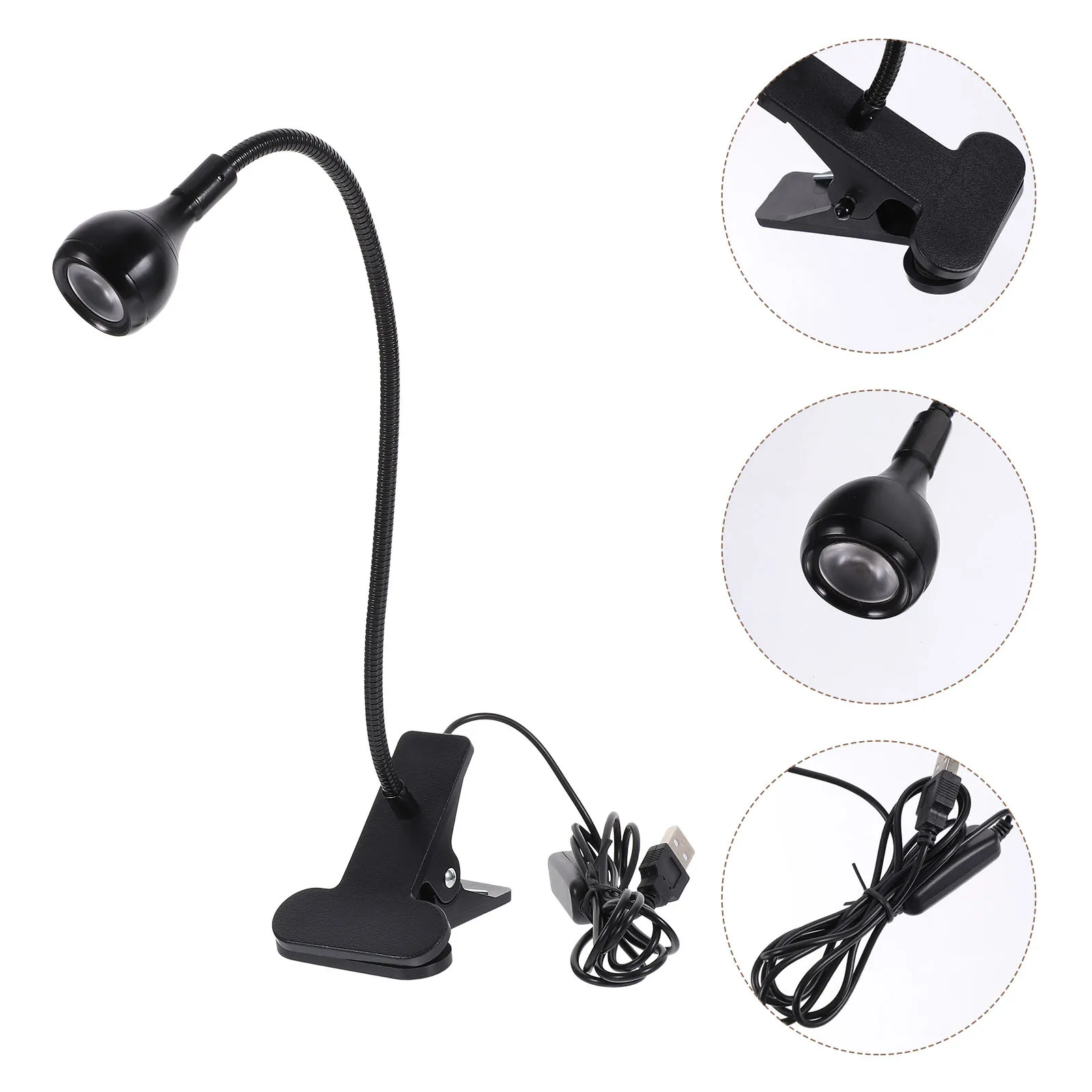 Adjustable USB Powered LED Reading Lamp with Flexible Gooseneck Eye Care Clip Desk Light for Bedside Study Classroom Warm White
Adjustable USB Powered LED Reading Lamp with Flexible Gooseneck Eye Care Clip Desk Light for Bedside Study Classroom Warm White