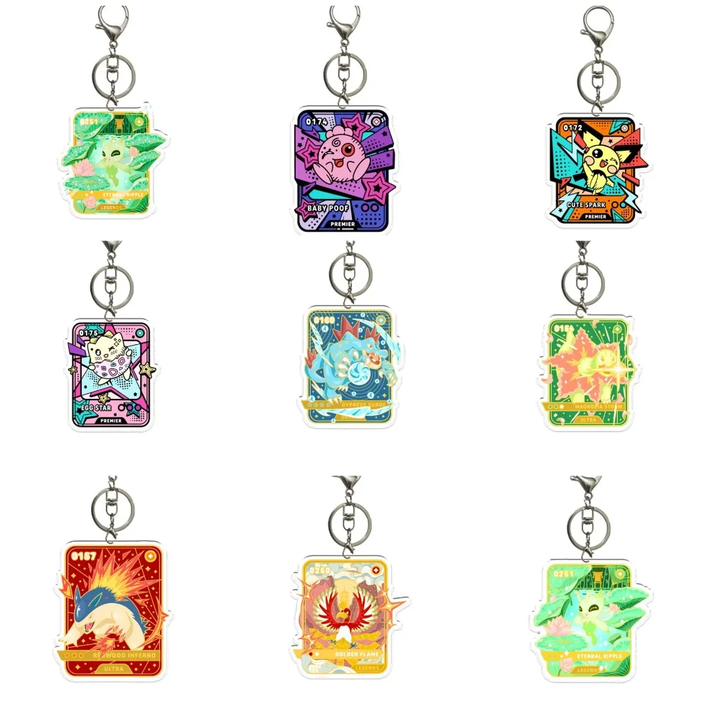 DIY Pokemon Acrylic Key Chain Decoration Pendant Charizard Bulbasaur Gengar Mewtwo Charizard Eevee Anime Peripheral Holiday Gift
DIY Pokemon Acrylic Key Chain Decoration Pendant Charizard Bulbasaur Gengar Mewtwo Charizard Eevee Anime Peripheral Holiday Gift