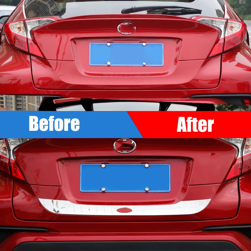 Tailgate moulding For Toyota IZOA CHR 2017-2021 Trunk Lid Edge Cover Trim Tailgate Door Boot decorative sequins Stainless Steel
Tailgate moulding For Toyota IZOA CHR 2017-2021 Trunk Lid Edge Cover Trim Tailgate Door Boot decorative sequins Stainless Steel