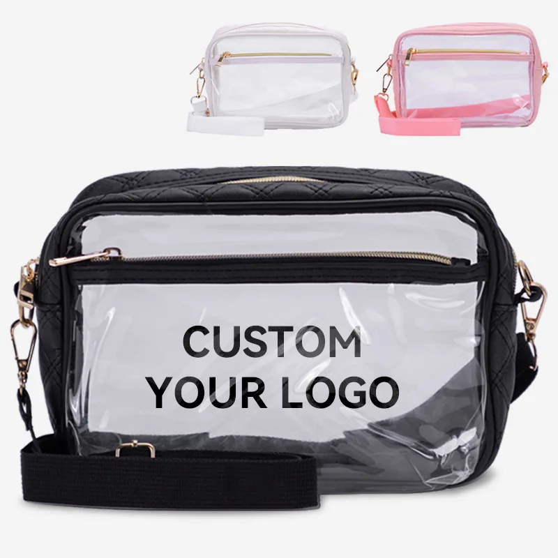 Transparent PU Crossbody Bags for Women Shoulder Bags Large Capacity Coin Purse and Handbags Outdoor Waterproof Mailman Bag Sac
Transparent PU Crossbody Bags for Women Shoulder Bags Large Capacity Coin Purse and Handbags Outdoor Waterproof Mailman Bag Sac