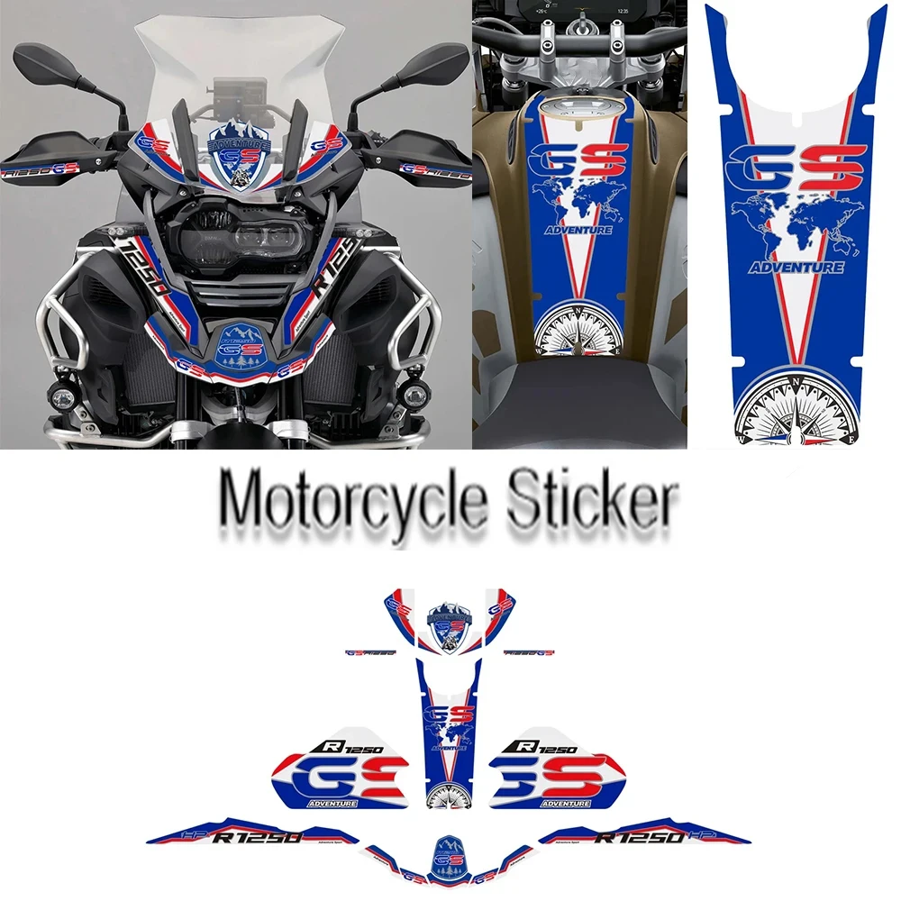 For BMW R1250GS R 1250 GS GSA HP Adventure Tank Pad Fuel Oil Kit Knee Fairing Fender Windshield Handguard Protector Set Stickers
For BMW R1250GS R 1250 GS GSA HP Adventure Tank Pad Fuel Oil Kit Knee Fairing Fender Windshield Handguard Protector Set Stickers