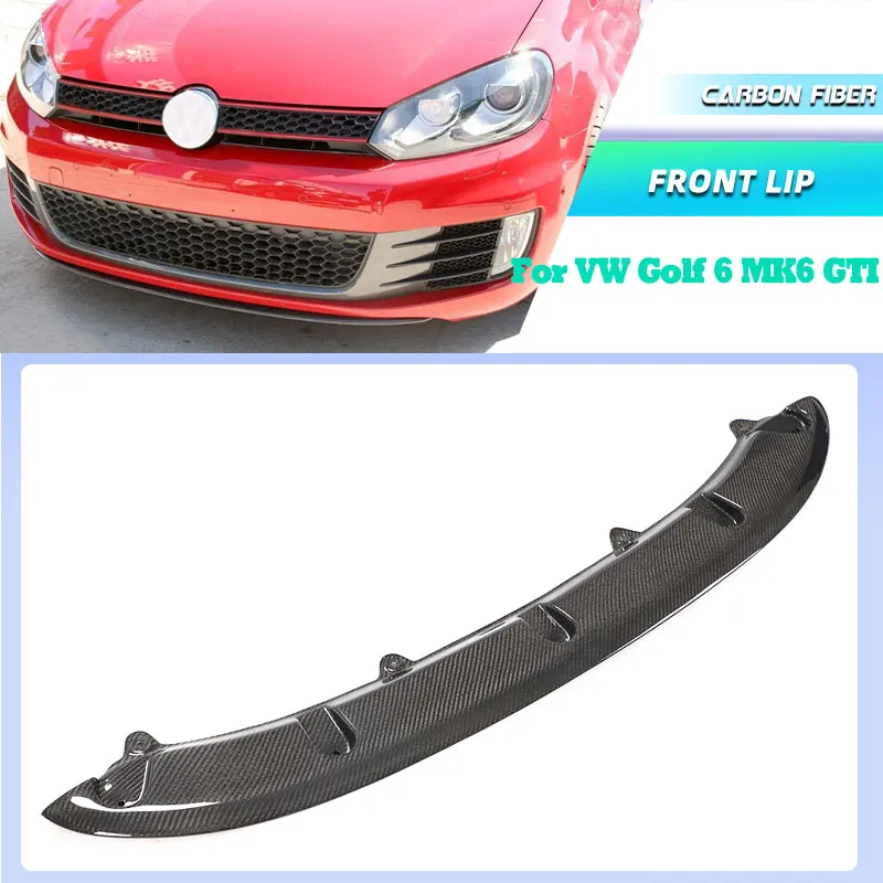 Full Carbon Fiber Car Front Bumper Lip Spoiler for Volkswagen VW Golf 6 MK6 GTI 2010-2015 Front Lip Chin Apron Body Kit FRP
Full Carbon Fiber Car Front Bumper Lip Spoiler for Volkswagen VW Golf 6 MK6 GTI 2010-2015 Front Lip Chin Apron Body Kit FRP