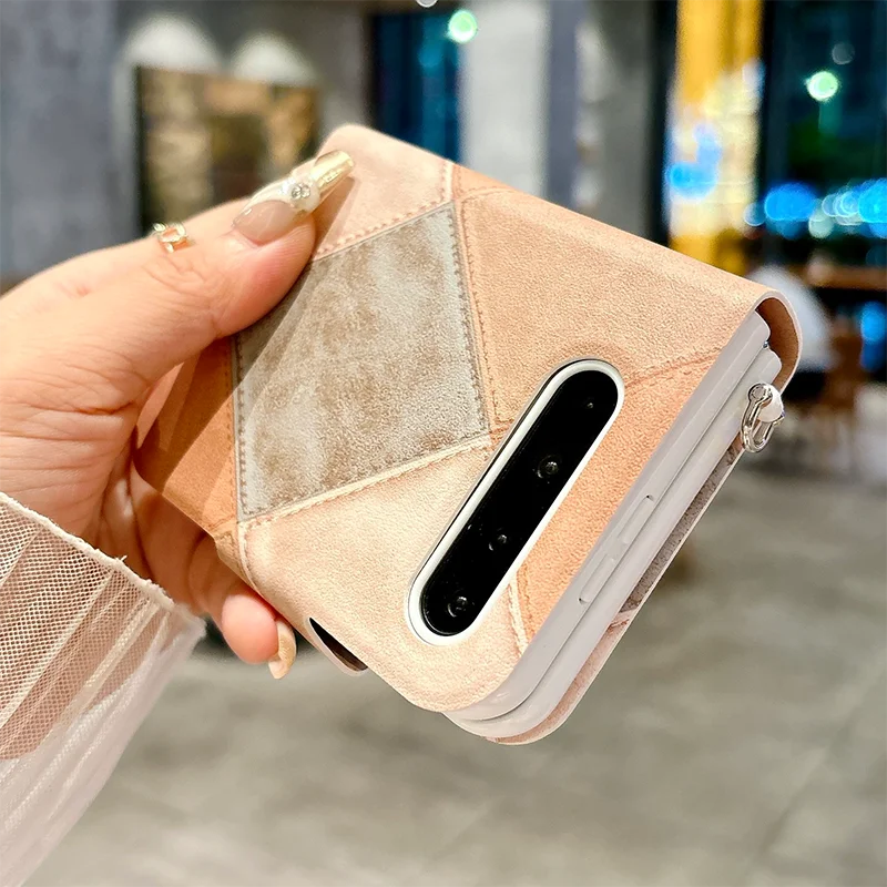Book Style Flip Phone cases for Samsung galaxy z flip7 zflip6 zflip5 /Xiaomi Mix Flip 2 case luxury leather shockproof cover
Book Style Flip Phone cases for Samsung galaxy z flip7 zflip6 zflip5 /Xiaomi Mix Flip 2 case luxury leather shockproof cover