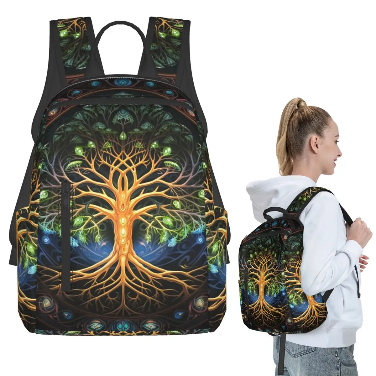 Mysterious Tree Of Life Backpack Student BookBag Children School Bag Computer Shoulder Bags Boys Girls
Mysterious Tree Of Life Backpack Student BookBag Children School Bag Computer Shoulder Bags Boys Girls