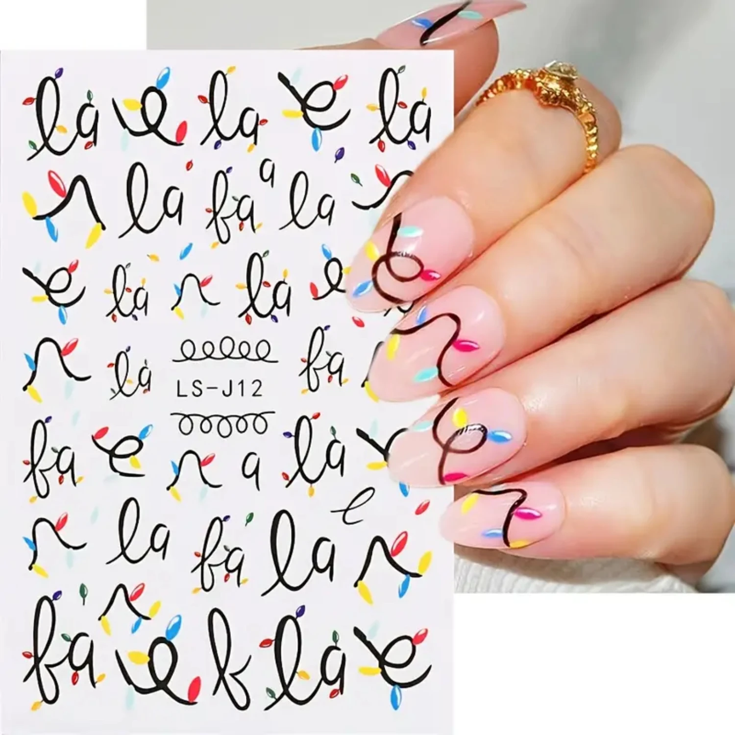 Christmas Candy 3D Nail Art Stickers Self-Adhesive Bell Decorations for Women Girls Kids, DIY Manicure Nail Decals Gradient Nail
Christmas Candy 3D Nail Art Stickers Self-Adhesive Bell Decorations for Women Girls Kids, DIY Manicure Nail Decals Gradient Nail