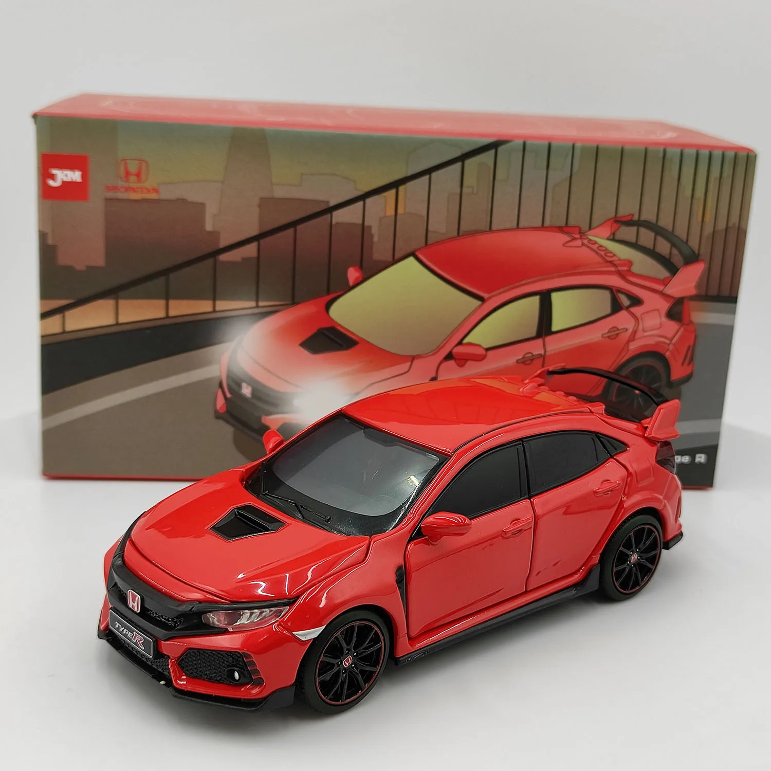 Diecast JKM 1:32 Scale Honda Civic TYPE-R Shock-absorbing Sports Car Sound and Light Six-door Alloy Car Model Collectible
Diecast JKM 1:32 Scale Honda Civic TYPE-R Shock-absorbing Sports Car Sound and Light Six-door Alloy Car Model Collectible