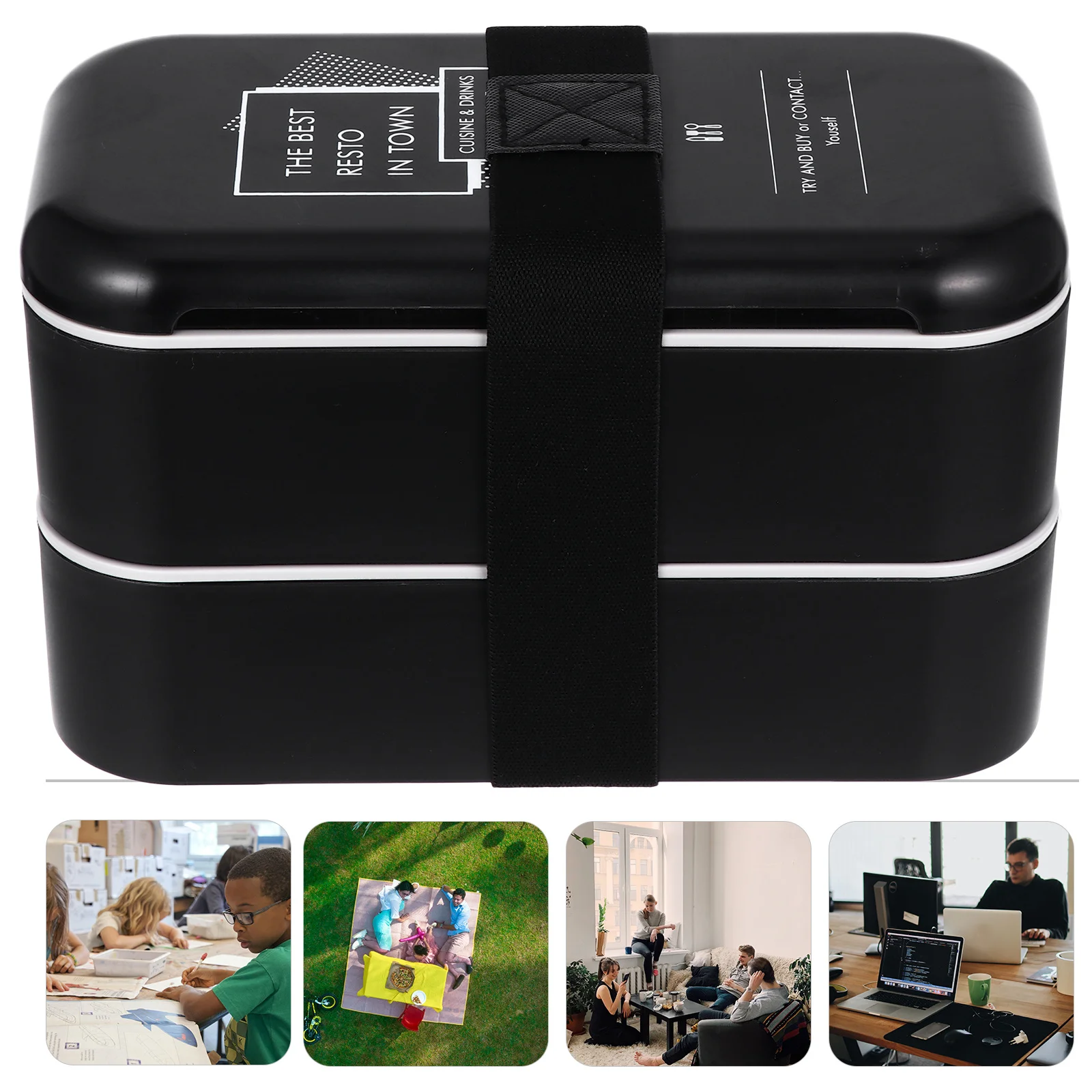 1pc Double Layer Lunch Box Premium Eco-Friendly Bpa-Free Microwave Safe Leakproof Chopstick Storage Stackable Food Container
1pc Double Layer Lunch Box Premium Eco-Friendly Bpa-Free Microwave Safe Leakproof Chopstick Storage Stackable Food Container