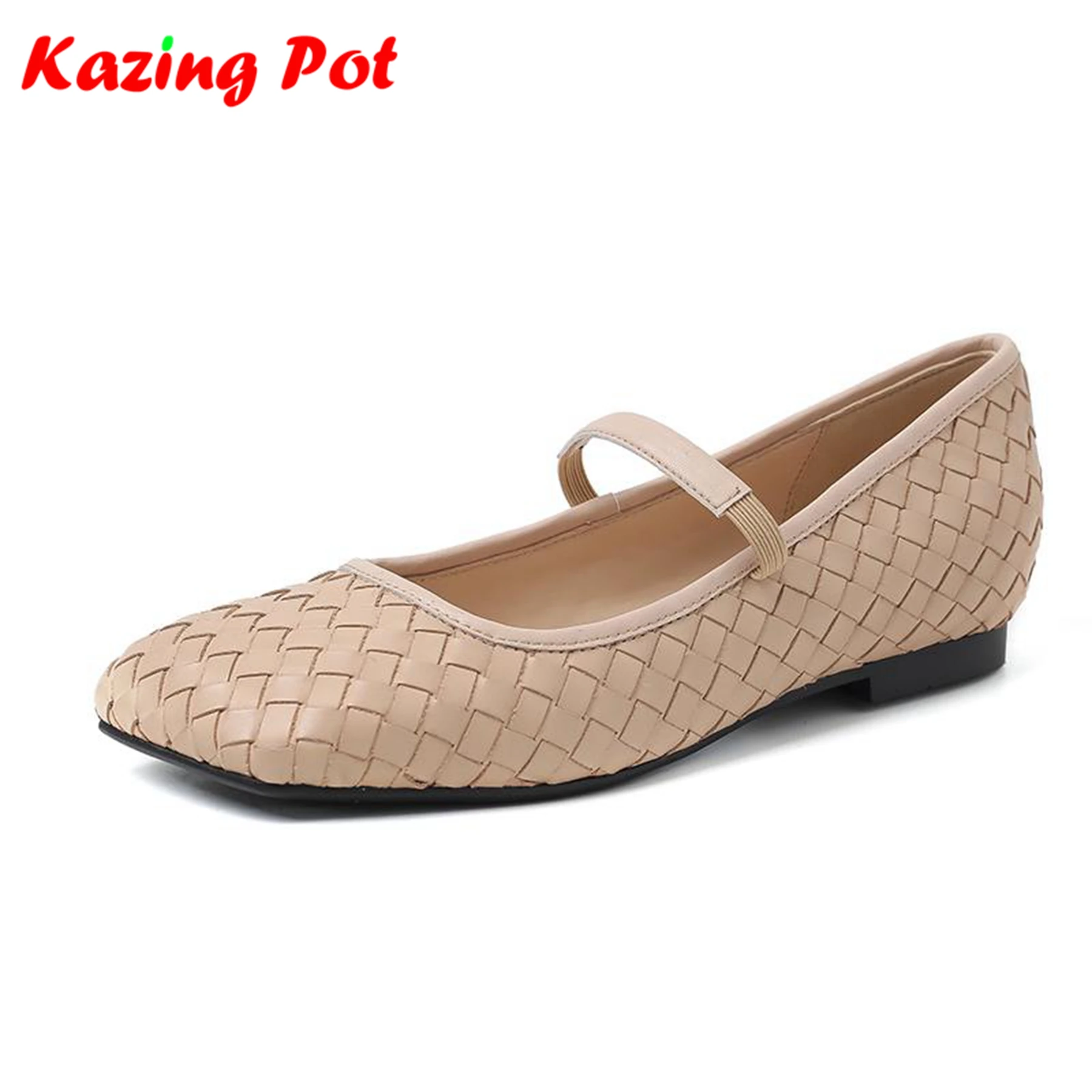 Krazing Pot Cow Skin Low Heels Strange Style Summer Shoes Shallow Mary Janes Gingham Prints Leather Brand Women Shallow Pumps
Krazing Pot Cow Skin Low Heels Strange Style Summer Shoes Shallow Mary Janes Gingham Prints Leather Brand Women Shallow Pumps