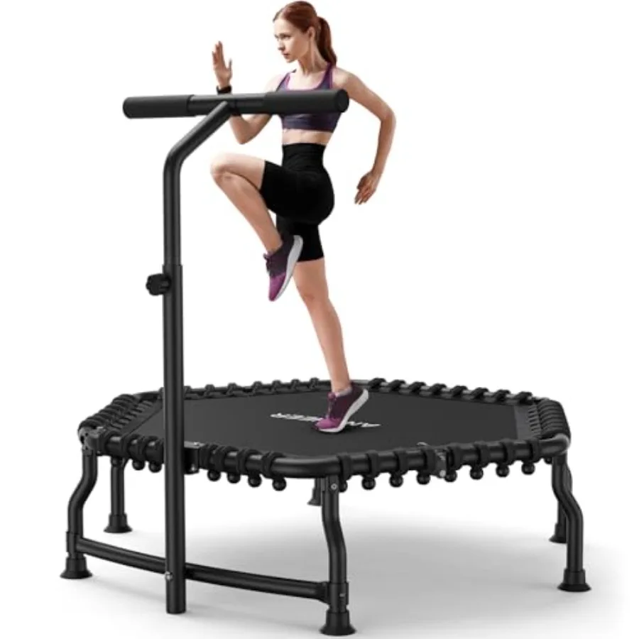 50 Rebounder Trampoline for Adults - 2025 Foldable Mini Trampoline with Bar - Exercise Trampoline for Adults Max Load 560lbs -
50 Rebounder Trampoline for Adults - 2025 Foldable Mini Trampoline with Bar - Exercise Trampoline for Adults Max Load 560lbs -