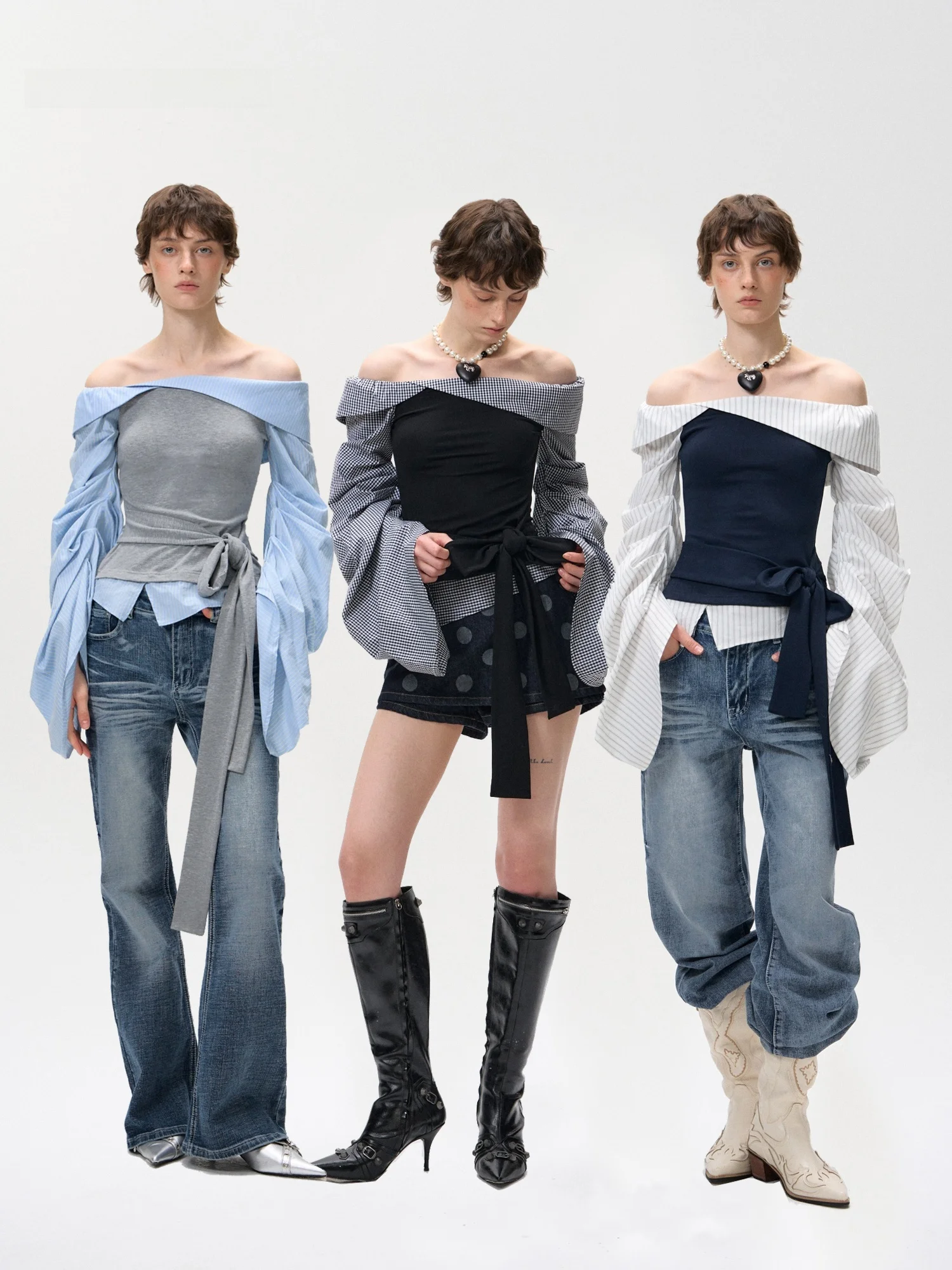 0AM Sotiiiiired Bubble Sve Knitted Patchwork Rope Bule One oulder Top Women's Faion Breathable Regular Fit Long Sle...
0AM Sotiiiiired Bubble Sve Knitted Patchwork Rope Bule One oulder Top Women's Faion Breathable Regular Fit Long Sle...