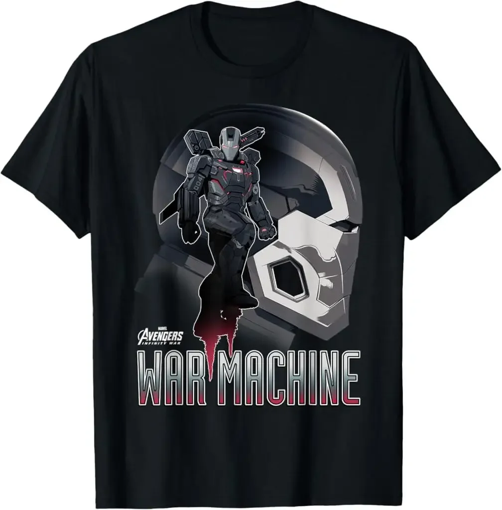Marvel, Avengers War Machine Graphic T-Shirt Futuristic Armored Design Tee Marvel Superhero Wear Comfortable Cotton Blend S-XXXL
Marvel, Avengers War Machine Graphic T-Shirt Futuristic Armored Design Tee Marvel Superhero Wear Comfortable Cotton Blend S-XXXL