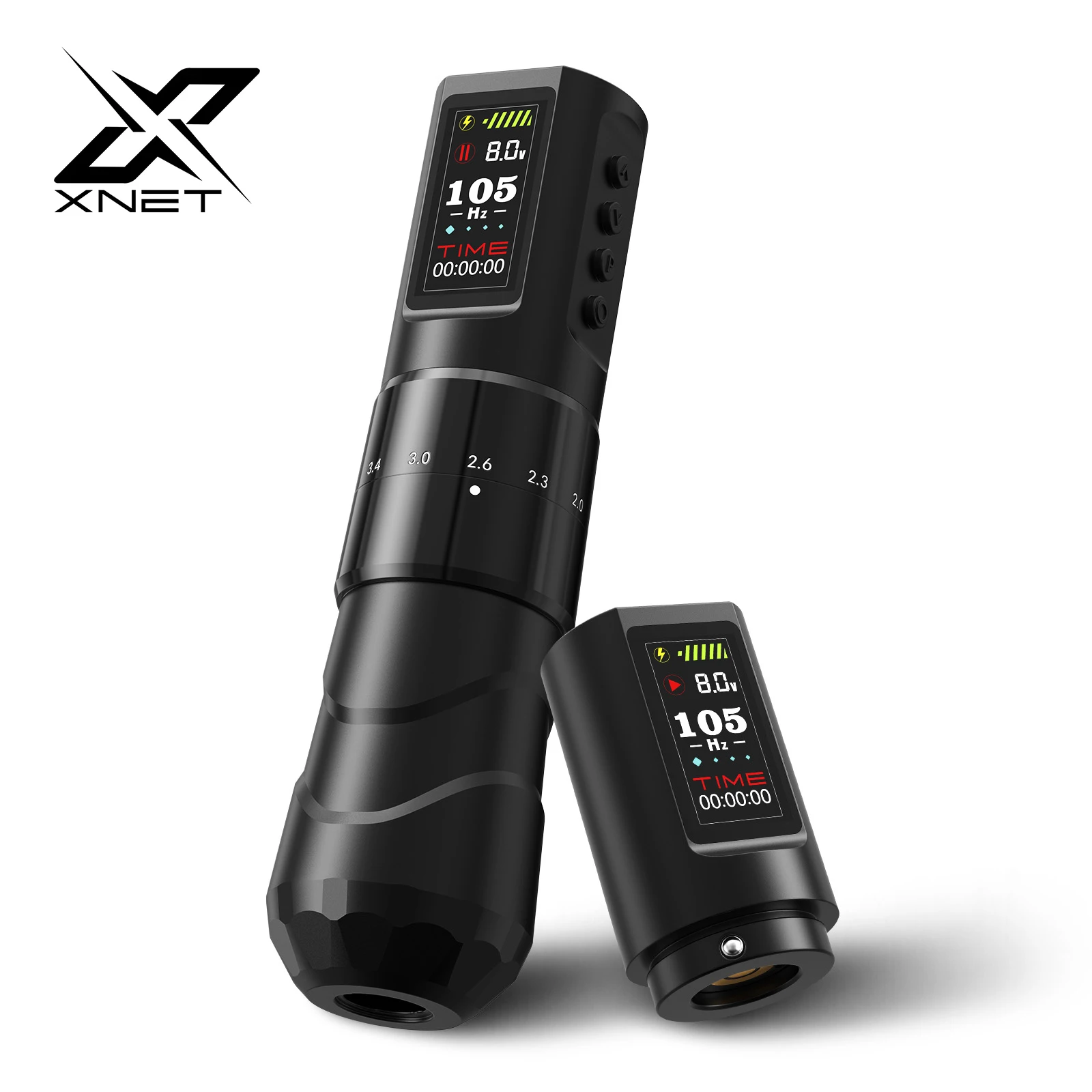 XNET Fist 370 Wireless Tattoo Machine Custom Motor 1600mAh Battery 7 Adjustable Stroke Tattoo Pen for Beginner Makeup Pen
XNET Fist 370 Wireless Tattoo Machine Custom Motor 1600mAh Battery 7 Adjustable Stroke Tattoo Pen for Beginner Makeup Pen