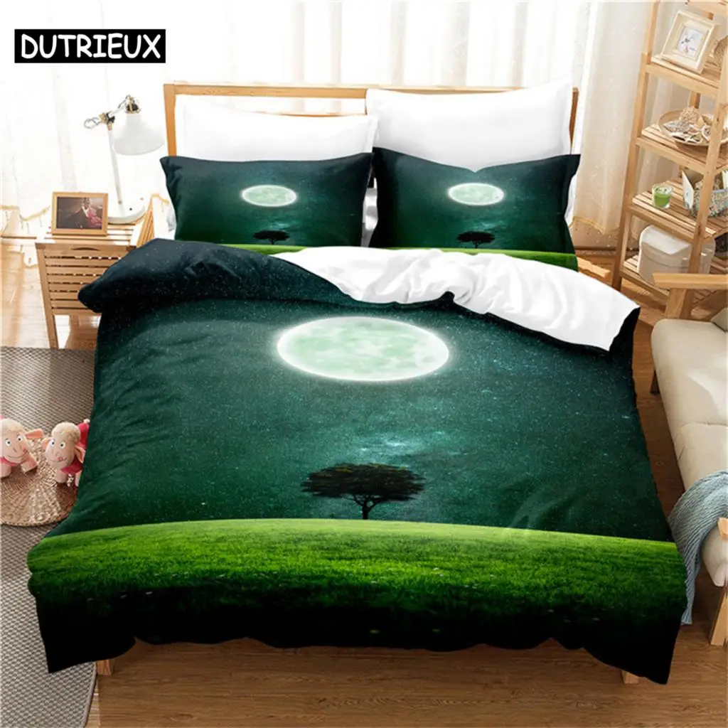 Moon 3Pcs Bedding Sets 3D Digital Printing Custom Quilt Duvet Cover Set Home Queen King Quilt Pillowcase
Moon 3Pcs Bedding Sets 3D Digital Printing Custom Quilt Duvet Cover Set Home Queen King Quilt Pillowcase