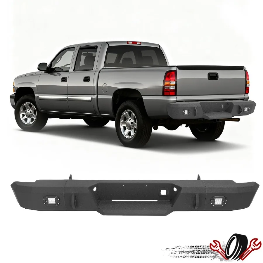 НОВЫЙ полный - черный задний бампер со светодиодной подсветкой для Chevrolet Silverado 1500 99-06
НОВЫЙ полный - черный задний бампер со светодиодной подсветкой для Chevrolet Silverado 1500 99-06