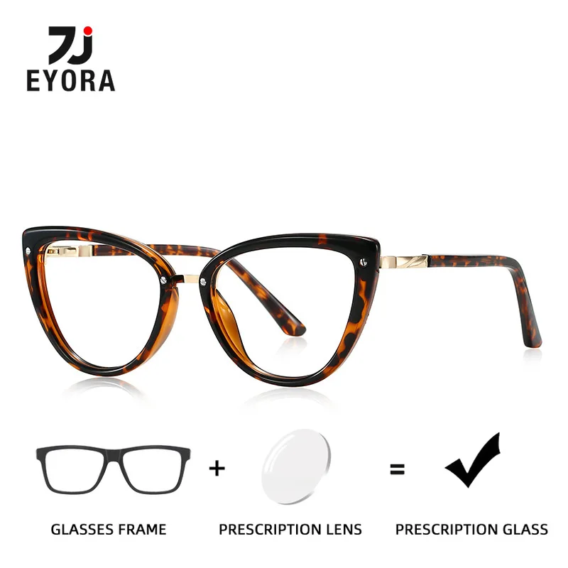 EYORA TR90 Cat Eye Reading Glasses Women Anti Blue Ray Myopia Eyewear Photochromic Progressive Prescription Optical Glasses
EYORA TR90 Cat Eye Reading Glasses Women Anti Blue Ray Myopia Eyewear Photochromic Progressive Prescription Optical Glasses
