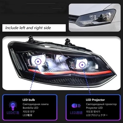 LED Headlight Front Bumper Light for Volkswagen vw POLO 2011-18 modified Angel Eyes Lens Daytime Running Light Turn signal
LED Headlight Front Bumper Light for Volkswagen vw POLO 2011-18 modified Angel Eyes Lens Daytime Running Light Turn signal