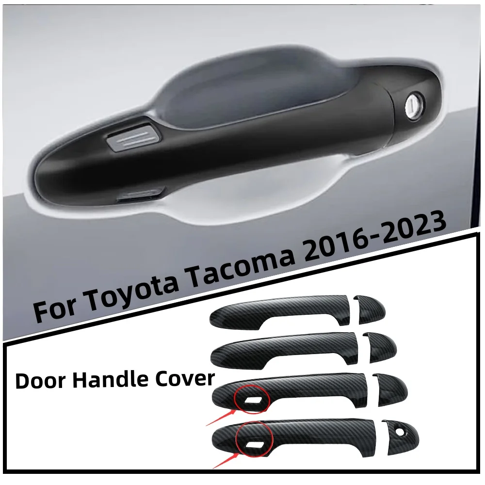 Для Toyota Tacoma 2016 2017 2018 2019 2020 2021 2022 2023 черный аксессуар для модификации автомобиля, крышка дверной ручки, накладка в стиле пасты
Для Toyota Tacoma 2016 2017 2018 2019 2020 2021 2022 2023 черный аксессуар для модификации автомобиля, крышка дверной ручки, накладка в стиле пасты