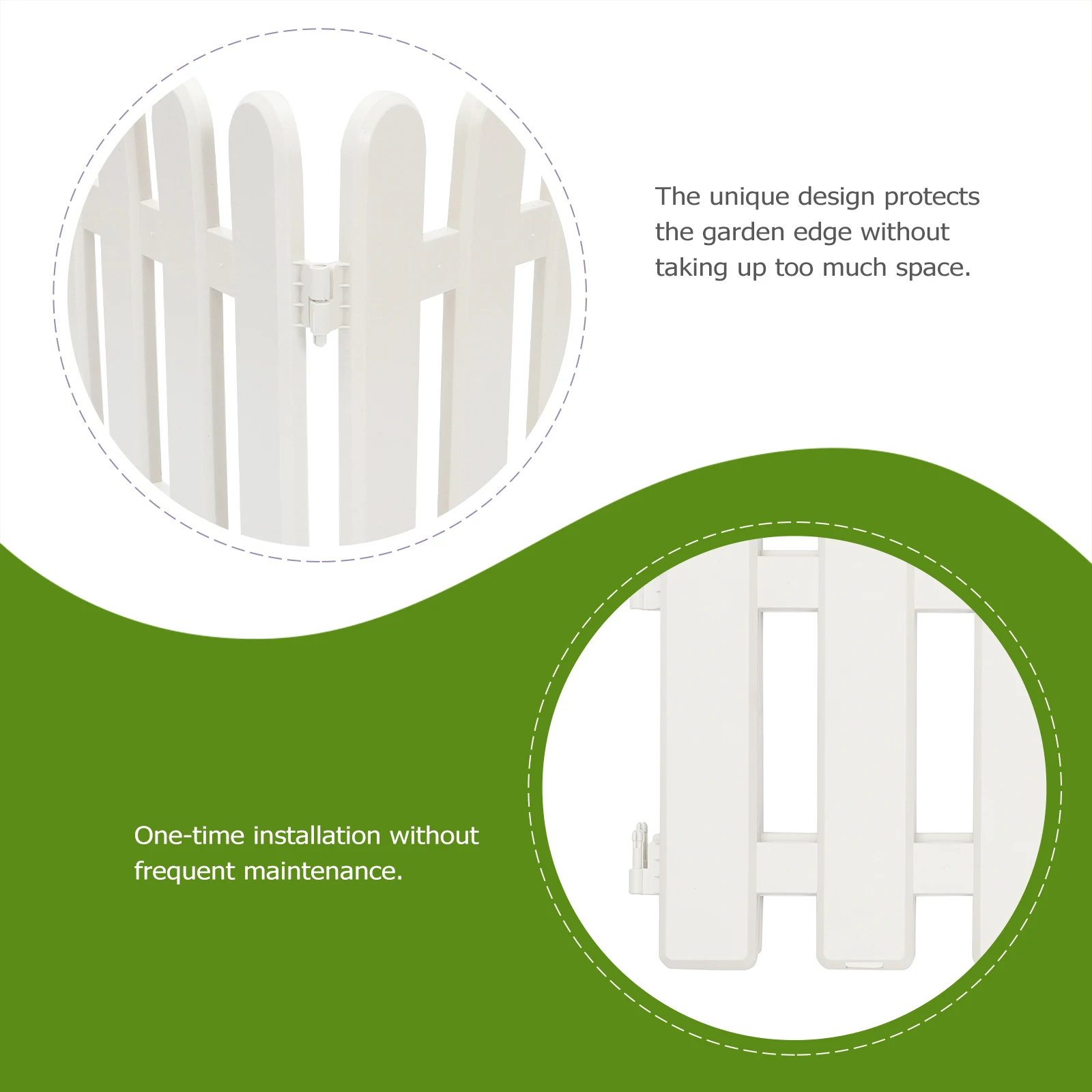 2Pcs Plastic Fence Border Garden Landscape Edging Fences 4 Ground Plugs for Yard Path Courtyard Decor Picket Fence Christmas
2Pcs Plastic Fence Border Garden Landscape Edging Fences 4 Ground Plugs for Yard Path Courtyard Decor Picket Fence Christmas