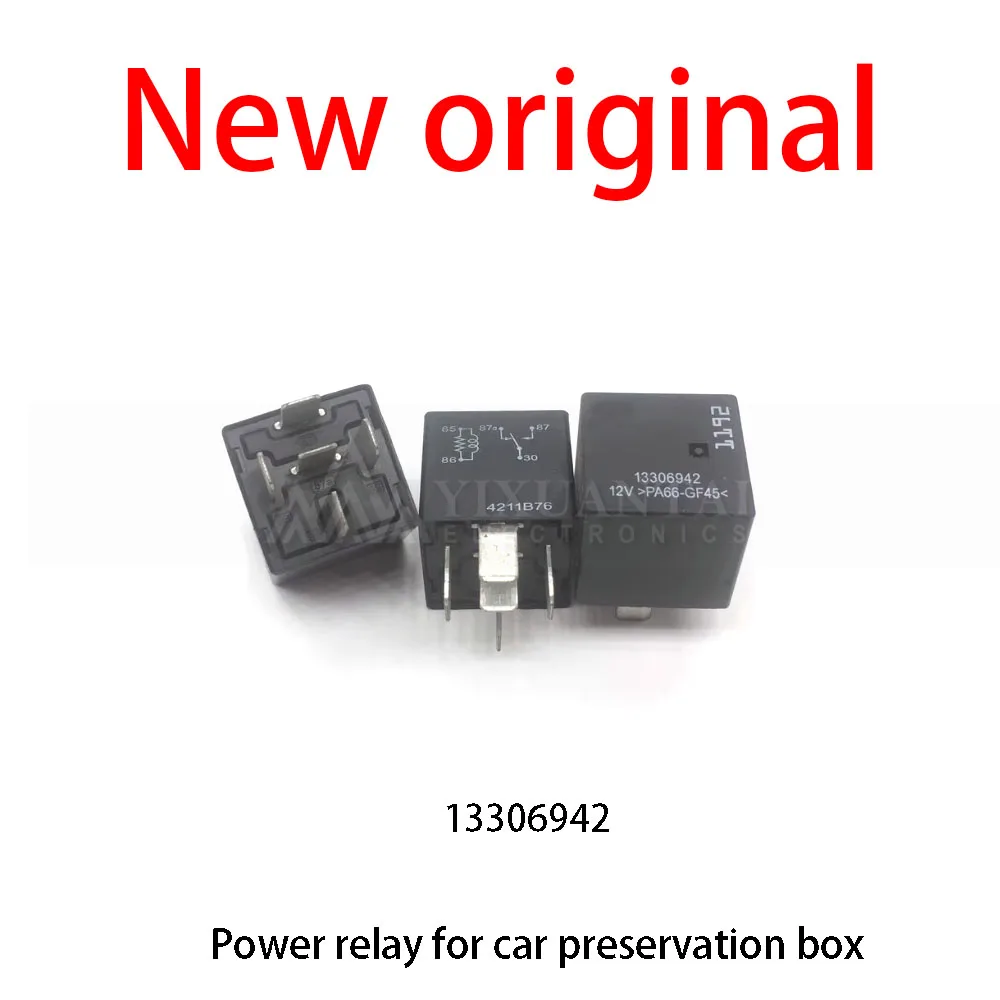 5Pcs/Lot New original 13306942 Power relay for car preservation box
5Pcs/Lot New original 13306942 Power relay for car preservation box