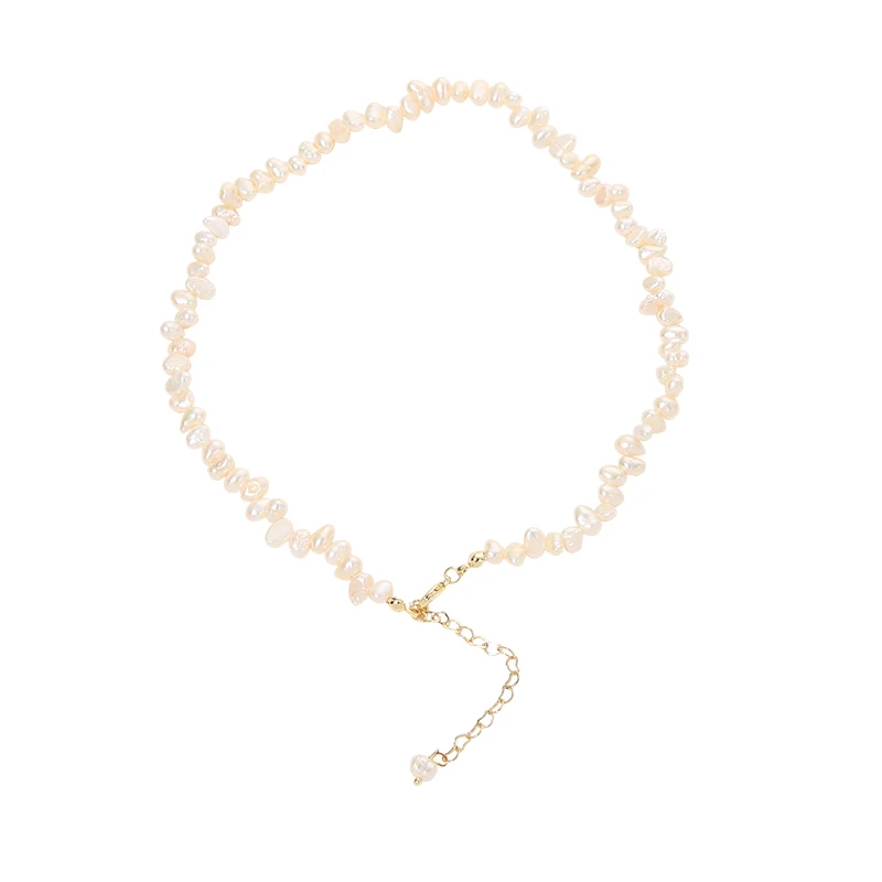 *Natural small grain irregular Baroque pearl necklace for women's summer retro high-end fashion irregular collarbone chain
*Natural small grain irregular Baroque pearl necklace for women's summer retro high-end fashion irregular collarbone chain