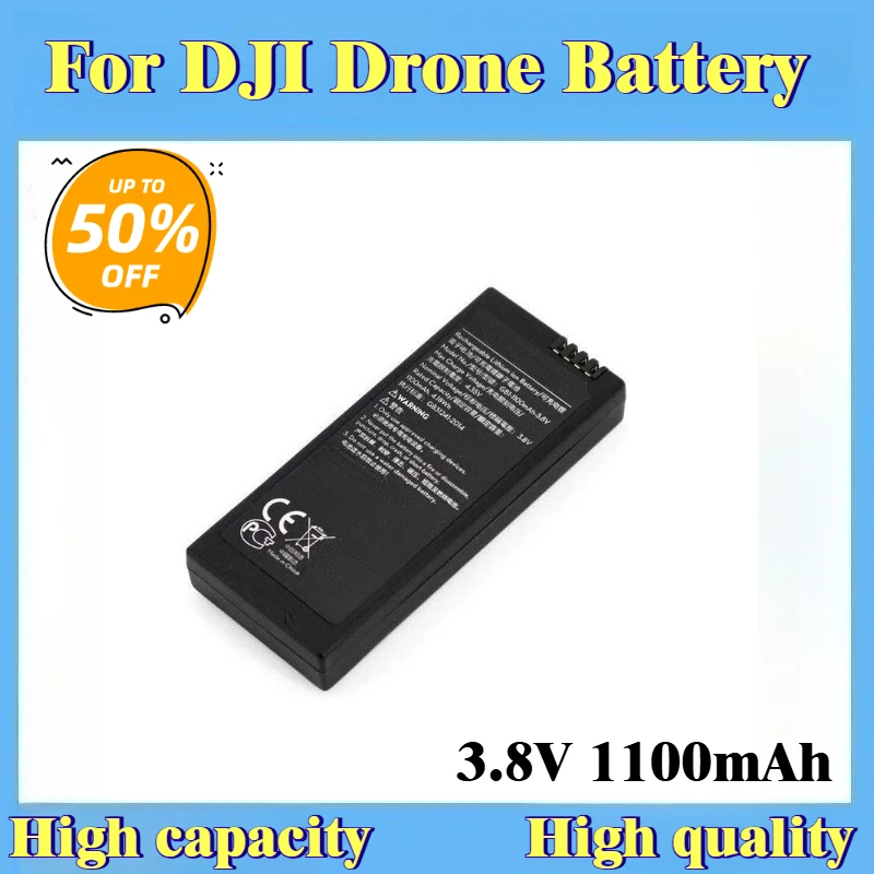 3.8V 1100mAh Rechargeable Battery for DJI Tello Intelligent Flight Drone Brand-New, 0 Cycles,High Quality
3.8V 1100mAh Rechargeable Battery for DJI Tello Intelligent Flight Drone Brand-New, 0 Cycles,High Quality