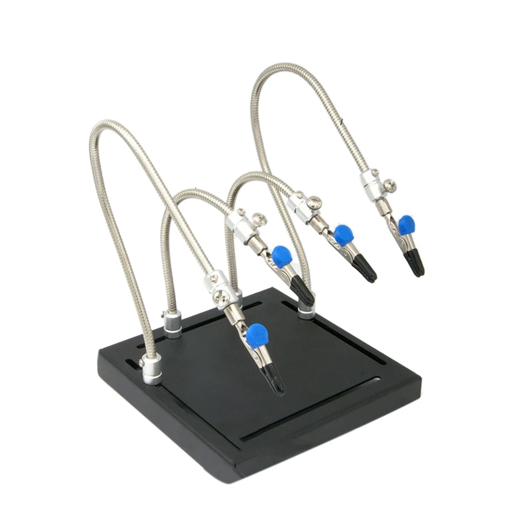 Crocodile Clip Snake Tube Electronic Circuit Board Repair PCB Clip Video Game Fixture Solder Solder Table Bracket Repair
Crocodile Clip Snake Tube Electronic Circuit Board Repair PCB Clip Video Game Fixture Solder Solder Table Bracket Repair