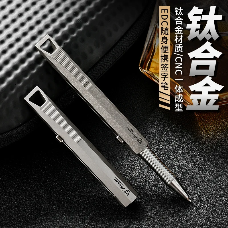 Portable Titanium Alloy Tactical Pen for Outdoor Self Defense EDC Survival Tool Multifunctional Metal Pen Camping Essentials
Portable Titanium Alloy Tactical Pen for Outdoor Self Defense EDC Survival Tool Multifunctional Metal Pen Camping Essentials