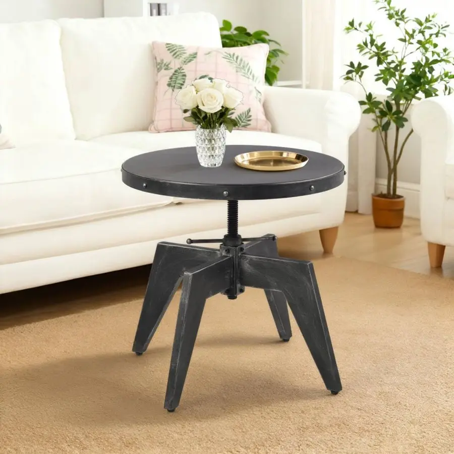 Журнальный столик 27,6 D Круглый металлический журнальный столик с акцентом для гостиной Регулируемые по высоте торцевые столики Поворотный диван Приставной столик Обеденный T
Журнальный столик 27,6 D Круглый металлический журнальный столик с акцентом для гостиной Регулируемые по высоте торцевые столики Поворотный диван Приставной столик Обеденный T