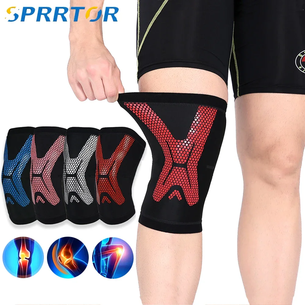 1Pc Elastic Knee Compression Sleeve,Basketball And Volleyball Knee Support Nylon Knee Pads For Sports,Running,Cycling
1Pc Elastic Knee Compression Sleeve,Basketball And Volleyball Knee Support Nylon Knee Pads For Sports,Running,Cycling
