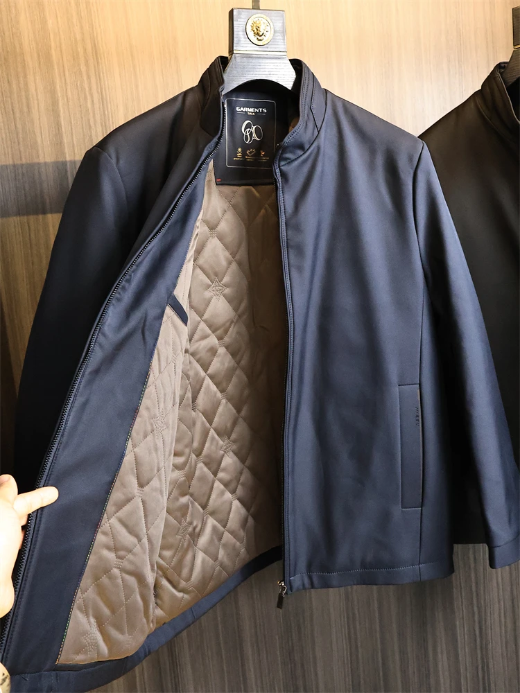 High-End Men's Cotton Jaet Casual Tech-Quilted Warm Stand Collar Busin Casual Outerwear Faion Urban Sle Thiened Lo...
High-End Men's Cotton Jaet Casual Tech-Quilted Warm Stand Collar Busin Casual Outerwear Faion Urban Sle Thiened Lo...