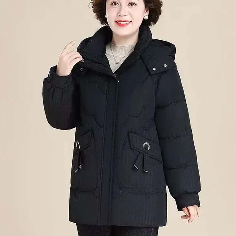 2025 Winter New Down Cotton-Padded Jacket Women's Overcoat Fashion Loose Thicke Warm Parka Plus Size Hooded Cotton-Padded Coat
2025 Winter New Down Cotton-Padded Jacket Women's Overcoat Fashion Loose Thicke Warm Parka Plus Size Hooded Cotton-Padded Coat
