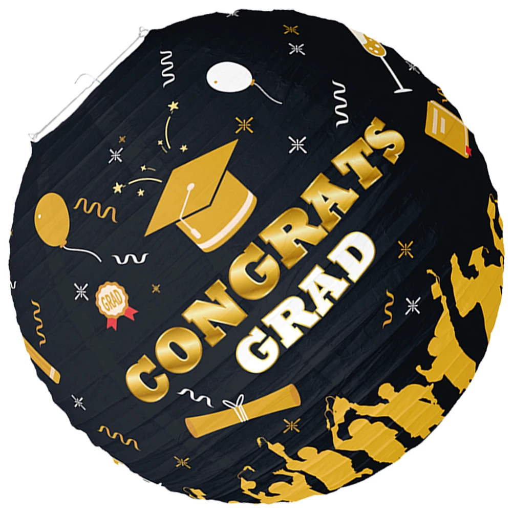 Graduation Season Black Paper Lanterns Decorative Hanging Party Supplies 12inch Round Graduation Ceremony Decor
Graduation Season Black Paper Lanterns Decorative Hanging Party Supplies 12inch Round Graduation Ceremony Decor