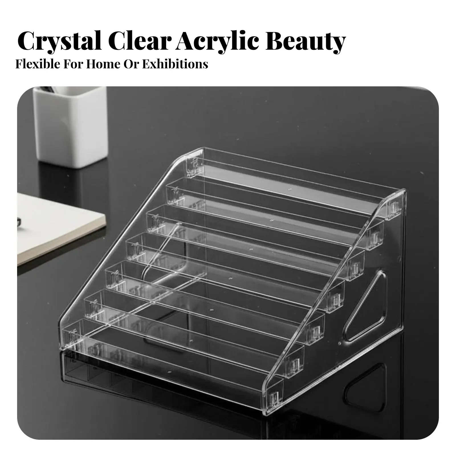 3 Tier Acrylic Display Riser Multi-Functional Acrylic Display Riser Clear Tiered Shelf Space Saving Clear Step Shelf for Desktop
3 Tier Acrylic Display Riser Multi-Functional Acrylic Display Riser Clear Tiered Shelf Space Saving Clear Step Shelf for Desktop