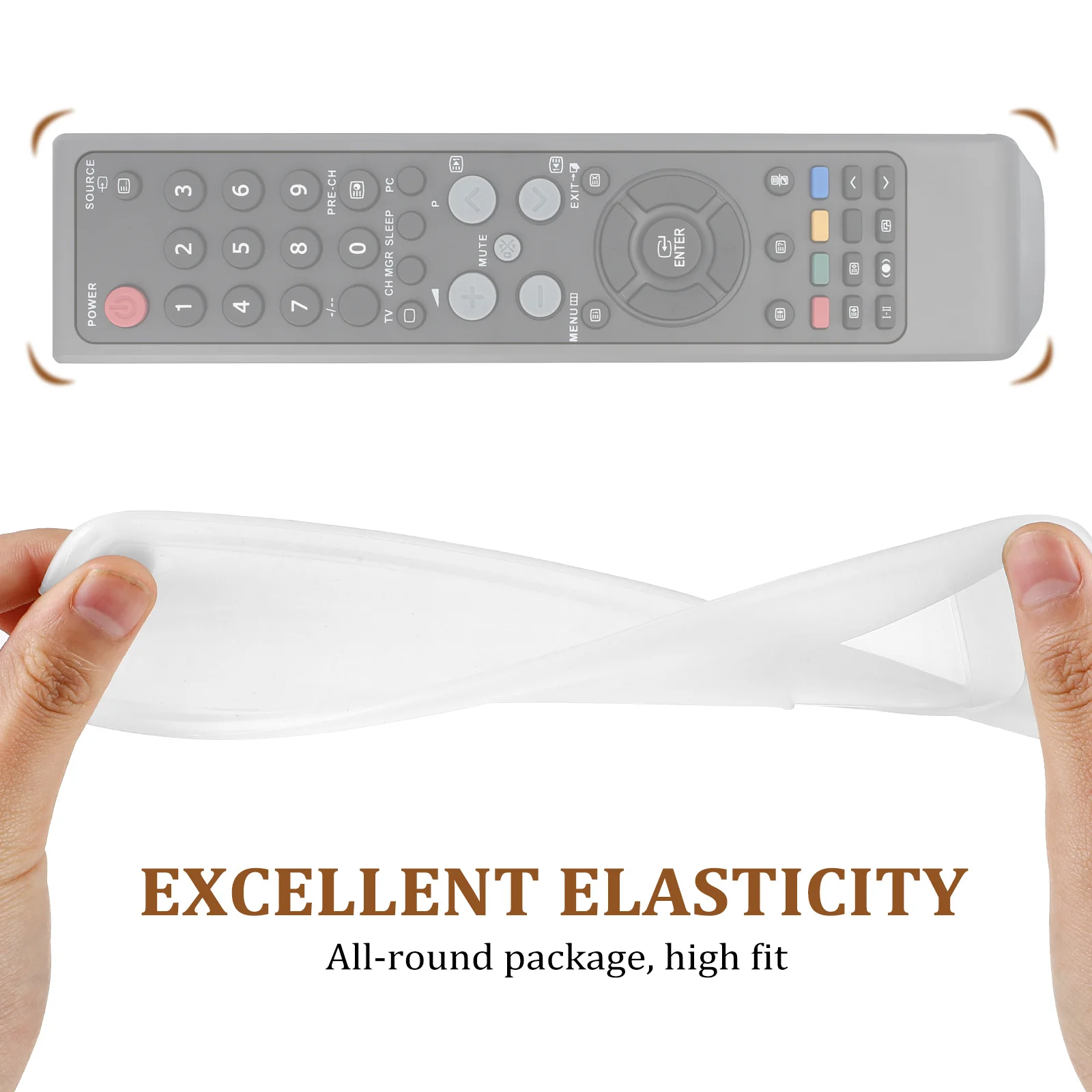 3Pcs Clear Remote Protector Cover Flexible Stretch Resistant for Television Air Conditioner Remotes Remote Control Cover
3Pcs Clear Remote Protector Cover Flexible Stretch Resistant for Television Air Conditioner Remotes Remote Control Cover