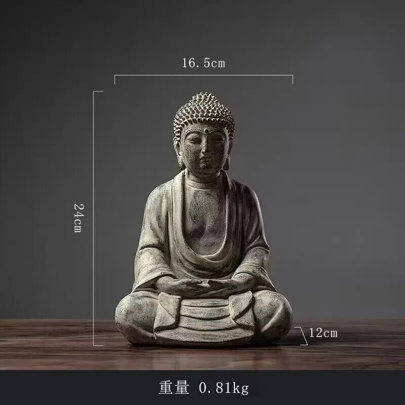 10" Shakyamuni Resin Bronze Seated Buddha Statue Figurine Decorative Collect
10" Shakyamuni Resin Bronze Seated Buddha Statue Figurine Decorative Collect