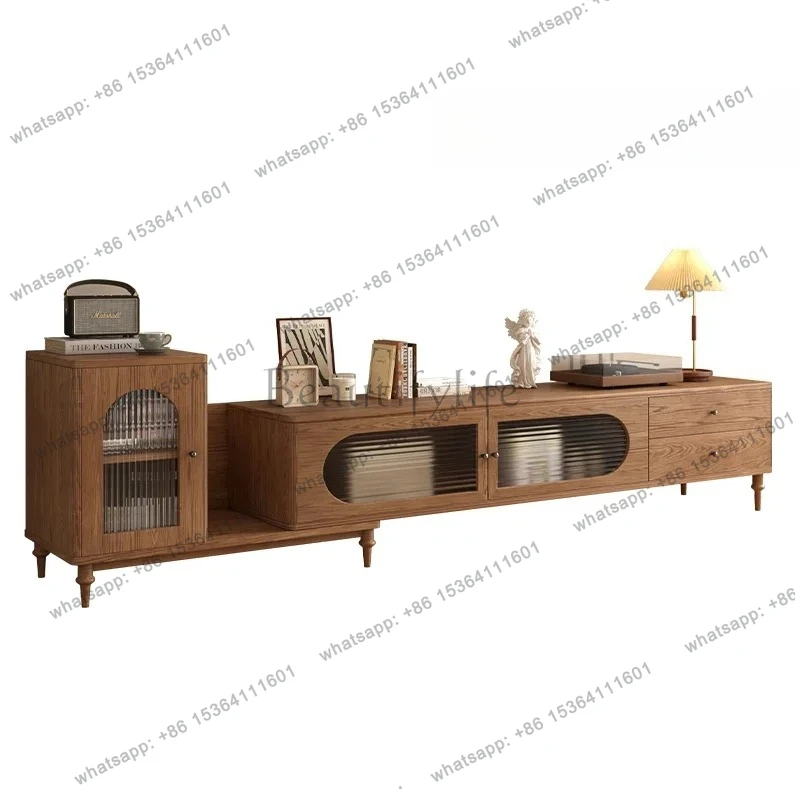 yj58 solid wood TV cabinet French retro coffee table combination small apartment living room household retractable storage cabin
yj58 solid wood TV cabinet French retro coffee table combination small apartment living room household retractable storage cabin